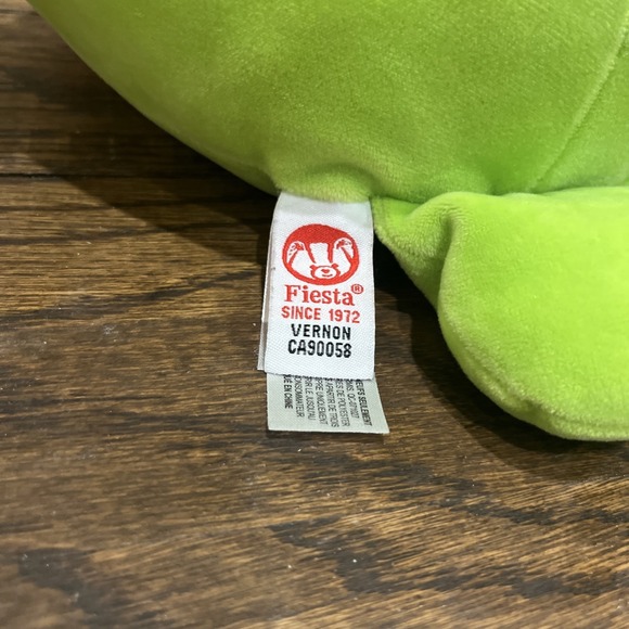 Fiesta Huggy Huggables VERNON Parakeet Budgie Bird Plush 12" Soft Embroidered - Picture 8 of 9